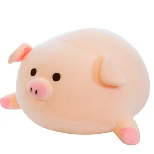 도매 귀여운 편안한 베개 핑크 돼지 인형 동물 봉제 완구 소파 장식 최고의 가격