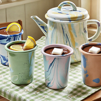Vaisselle émaillée Homecook : Bol à soupe émaillé, Assiette ronde émaillée, Tasse, Bol, Plat, Service de table, Tasses et assiettes émaillées, Tasse à café