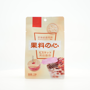 Mớ<span class=keywords><strong>i</strong></span> đến 75g trá<span class=keywords><strong>i</strong></span> tim của trá<span class=keywords><strong>i</strong></span> cây mini Cookie Sandwich ngọt ngào trà bong bóng có hương vị giòn bánh quy giòn trong bao bì tú<span class=keywords><strong>i</strong></span> - Product Image 2