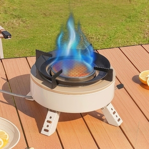 Estufa de Gas Portátil Tipo Split para Acampar al Aire Libre, Plegable, Resistente al Viento, de Metal, de Una Pieza, para <span class=keywords><strong>Isobutano</strong></span>/Butano/Propano, para Todas las Estaciones - Product Image 2