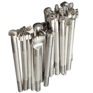 QY <b>Leather</b> <b>Punch</b> <b>Tool</b> Set 20-Piece With 25Mm Hammer For DIY <b>Leather</b> Crafting And Printing - Product Image 4