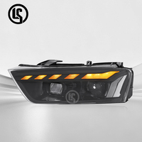 Phares à LED avec lentille LS pour Audi Q3 13-18 – Kit de modernisation d'éclairage automobile avec clignotants et feux de jour (DRL) – Accessoires automobiles