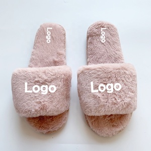 Pantuflas Personalizadas con Logotipo 2024, Pantuflas de Alta Calidad para Hombre, Diseño Abierto, Punta Redonda, Una Sola Correa, para Otoño e Invierno - Product Image 6
