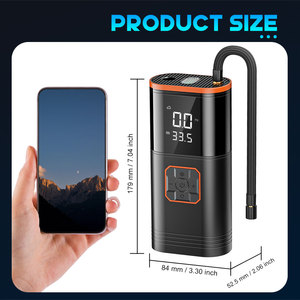 Không dây di động lốp Inflator Xe pin Jumper Booster ngân hàng điện với máy nén khí, <span class=keywords><strong>12V</strong></span> khẩn cấp xe nhảy khởi động - Product Image 6