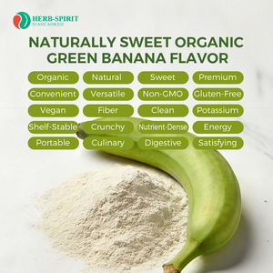 Herbspirit OEM, Almidón Resistente 100% Puro de Grado Alimenticio, Harina de Plátano Verde Liofilizada - Product Image 3