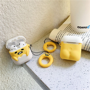 Étui à œufs paresseux en Silicone pour Apple <span class=keywords><strong>Airpods</strong></span>, <span class=keywords><strong>coque</strong></span> antichoc, protection des écouteurs, accessoires de peau - Product Image 2