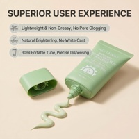 Tube cosmétique souple vide de 30 ml pour crème solaire, emballage mat pour soins de la peau avec capuchon spécial et embout de précision
