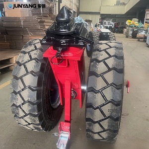 Roulettes pivotantes en caoutchouc et acier de haute qualité, 9 tonnes, avec roulement à billes, diamètre de roue 550 mm, pour le transport de conteneurs - Product Image 1