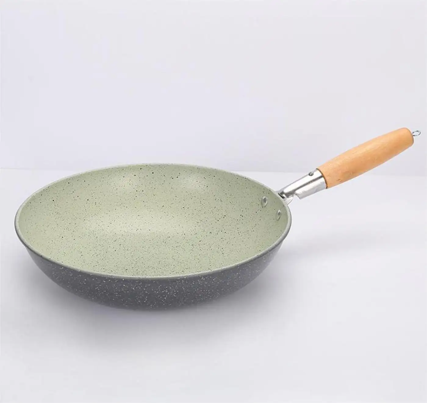 32cm non-stick wok pan carbon steel nonstick cooking wok