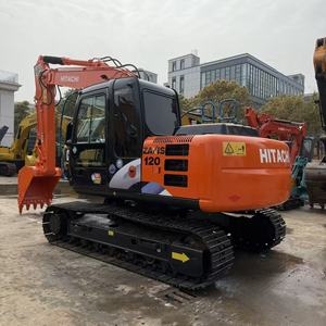Excavadora HITACHI ZX120 de Color Naranja, Tipo Oruga, para Construcción - Product Image 1