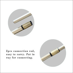 Canne da Spinning Ultraleggere in Fibra di Carbonio Personalizzate 1.9m/2.1m/2.2m 2 Pezzi con Azione Rapida e Manico in Schiuma EVA Nera - Product Image 5