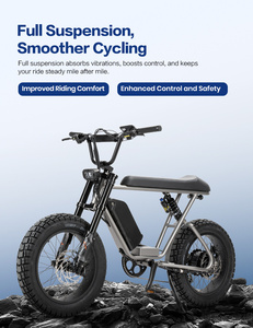 Vélo tout-terrain rétro à pneus larges Fatbike - Product Image 3