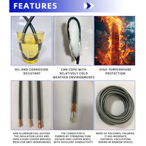 <span class=keywords><strong>Liycy</strong></span>/rvvp สายเคเบิลหุ้มฉนวนยืดหยุ่น2-10Core 1.5-10mm ² 300/500V CE ROHS VDE barecopper ลวดควบคุมอุตสาหกรรม - Product Image 5
