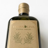 Étiquettes autocollantes en papier premium personnalisées avec estampage à chaud doré et pelliculage mat pour huile d'olive et produits gastronomiques