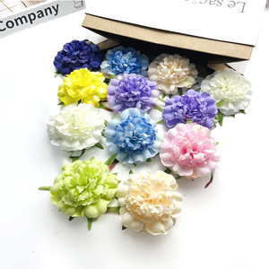 Fleurs artificielles de pivoine à mille couches, fleurs en soie de 7 cm, accessoires pour cheveux DIY, décorations de mariage - Product Image 2