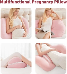 <span class=keywords><strong>Almohada</strong></span> de <span class=keywords><strong>Embarazo</strong></span> Ajustable de Espuma Viscoelástica con Funda Extraíble Antibacteriana, Tamaño Mini Portátil para Apoyo de Cuello Durante el <span class=keywords><strong>Embarazo</strong></span> - Product Image 6
