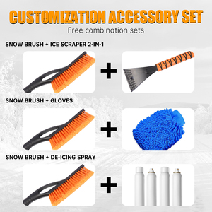 Qeepei Bán Buôn Tự Động Mùa Đông Làm Sạch Tuyết Quét Remover Xẻng Bàn Chải Với <span class=keywords><strong>Ice</strong></span> <span class=keywords><strong>Scraper</strong></span> Cho Xe - Product Image 6