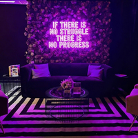 Letrero de Neón Personalizado con Mensaje, Luz LED Acrílica, Logotipo Personalizado, Decoración de Pared, para Interiores, Dormitorio, Negocio, Tablero de Exhibición