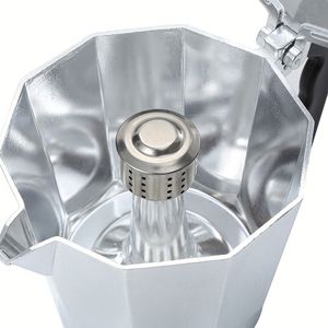 Cafetière à <span class=keywords><strong>expresso</strong></span> en aluminium super résistante pour café moka, vente en gros, 1/3/6/8/9/12 tasses - Product Image 6
