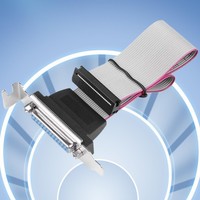 Câble plat en ruban DB25 femelle vers FC-26 femelle en gros |   Connecteur 26 broches 2,54 mm en cuivre pur, écologique, pour imprimantes informatiques