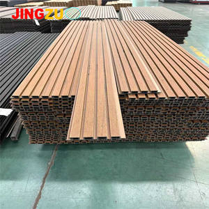 Panneaux muraux extérieurs en composite à <span class=keywords><strong>prix</strong></span> d'usine, bardage WPC, finition aspect bois, panneaux rainurés imperméables pour l'extérieur - Product Image 6