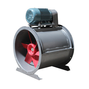 Ventilador axial a prueba de explosiones de 380V y 2900 rpm, ventilador de conducto de hierro fundido con aspas de aluminio y rodamientos de bolas para ventilación y extracción de humo. - Product Image 4