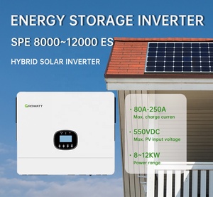 Inversores Solares Híbridos Monofásicos Growatt de 8kw, 10kw y 12kw, Económicos, con Doble MPPT SPE 12000 y Entrada para Generador - Product Image 2