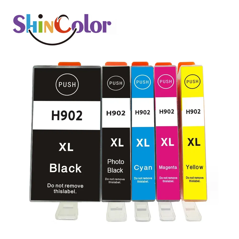 Shincolor 902xl Compatibele Inktcartridge Officejet Pro 6954/6960/6962/6968/6975/6978 Alles-In-Één Printer