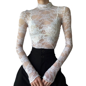 69 เสื้อแขนยาวลูกไม้ลายใหม่ทันสมัยและเซ็กซี่ - Product Image 5
