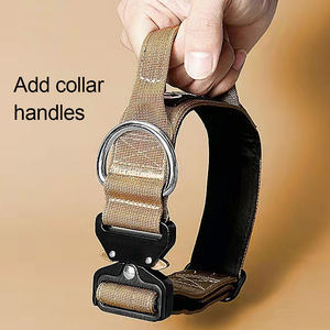 OEM ODM Tactical Combat Hunde halsband und Leine Tactical Water proof Strong Training Hoch leistungs griff Nylon Outdoor Hunde halsband - Product Image 2