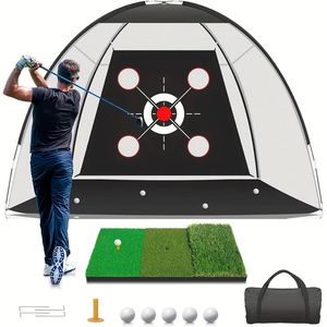 Red de Entrenamiento de Golf Anti-Ricoche Personalizada al por Mayor de Alta Calidad, Red Portátil para Práctica de Golpeo para Uso en Interiores y Exteriores - Product Image 1