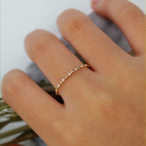 Anello Sottile Minimalista Impilabile Stile Coreano Gioielli Moda Donna per Uso Quotidiano Regalo Chic - Product Image 5