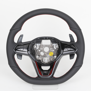 Volant <span class=keywords><strong>R</strong></span>-<span class=keywords><strong>Line</strong></span> Lenkrad Volant pour Volkswagen VW <span class=keywords><strong>Golf</strong></span> <span class=keywords><strong>8</strong></span> MK8 <span class=keywords><strong>R</strong></span> 5 6 7 MK5 MK6 MK7 Polo GTI Scirocco Jetta Passat CC B6 B7 B8 - Product Image 1