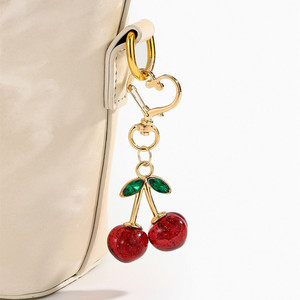 Porte-clés cerise 2026, breloques pour sacs à main, cadeaux pour femmes, cadeaux pour la fête des mères, accessoires pour fêtes cerise - Product Image 3