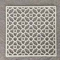 9 pochoirs géométriques réutilisables en PET pour la peinture, modèles de motifs de carreaux pour murs, meubles en bois, décoration intérieure DIY