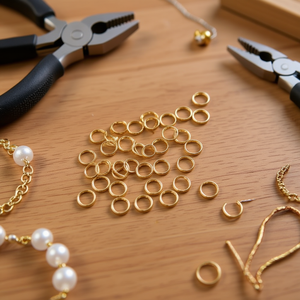 Anelli di Giunzione Ilan 7mm Oro 180pz Componenti per Gioielli - Product Image 2