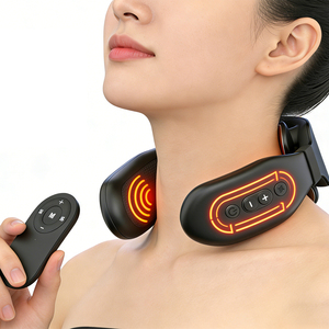Smart <strong>Portable</strong> Electric <strong>TENS</strong> Timing Control Heating Massager with USB/Battery for Neck and Shoulders Cervical Spine Massage - Product Image 4