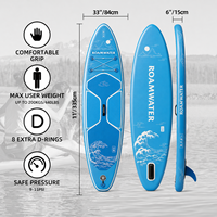 Planche de paddle gonflable professionnelle avec structure en Drop Stitch haute pression et excellente flottabilité