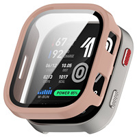 Étui de protection complet pour montre connectée avec protection d'écran en verre trempé pour Amazfit Huami Bip Max A2568