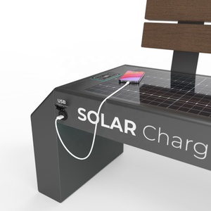 Station de charge solaire Y2 Power WYN pour l'extérieur, charge de téléphone portable, double ports USB, construction en acier inoxydable - Product Image 2