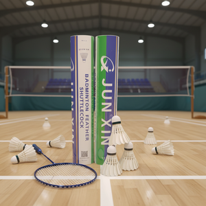 Volants de <span class=keywords><strong>badminton</strong></span> professionnels en plumes d'oie épaisses de qualité A+ pour joueurs avancés, OEM/ODM - Product Image 1