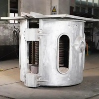 Four à induction de 400 kW et 3 tonnes pour la fusion de l'acier - Vente flash