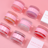 Nouveautés : Gommage et baume à lèvres 2-en-1 rose végétalien au sucre de fruits, exfoliant, lissant et éclaircissant