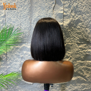 Perruque Courte Bob SDD en Cheveux Humains, Perruque Frontale en Dentelle HD, Fournisseur de Perruques Bob Lisses en Gros pour Femmes Noires - Product Image 3