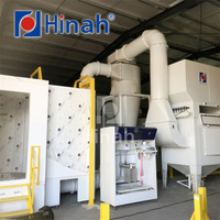 Robot de peinture en poudre Big Cyclone avec four d'émaillage automatique