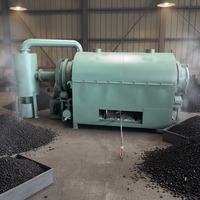 Four de carbonisation à bas prix pour coques de noix de coco, granulés de bois, balles de riz et sciure de bois – Four rotatif de carbonisation