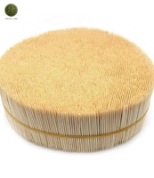Cure-dents en bambou jetables, 10000 pièces, boîte en papier, cure-dents en bois en vrac pour la restauration, les services alimentaires