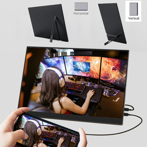 Moniteurs portables pour bureau, ordinateur portable, double écran, affichage 2k 2.5k 144hz, écran tactile étendu, haut-parleur, écran LCD publicitaire, moniteur portable - Product Image 1