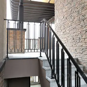 Trilho de ferro de novo design para escadas, artístico