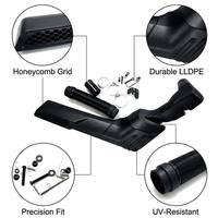 Kit Snorkel Hitam Bertekstur LLDPE Suzuki Jimny JB64 JB74 2018+ 4x4 Off-Road Wading Air Ram Intake Tahan UV Tahan Panas
